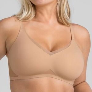 Honeylove Liftwear Crossover Bra Color Sand Size 2X